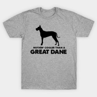 Great Dane Harlequin Great Danes Black and Fawn Great Danes Pattern in Red T-Shirt